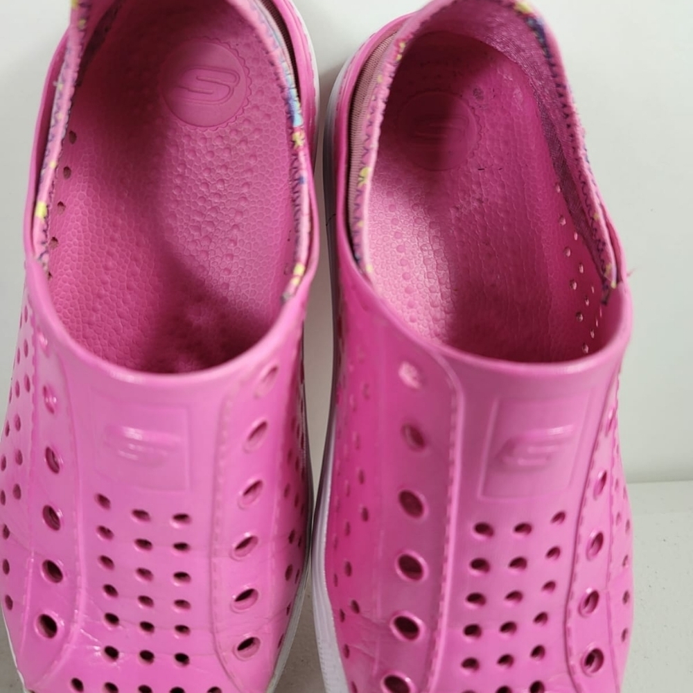 Sketchers Cali Gear Guzman Steps Pink Lightweight Girls Shoes Sz 4 Slip on shoes - Picture 5 of 8